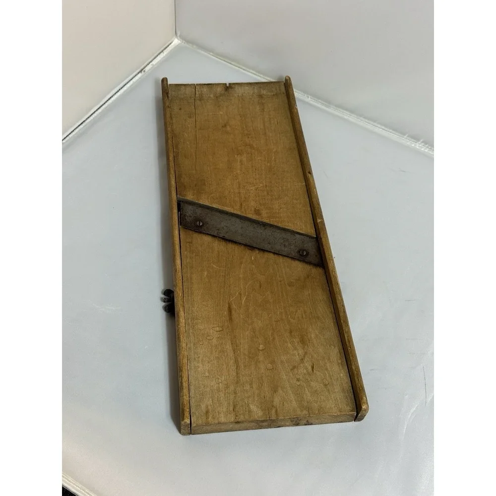 Primitive Wooden Cabbage Slicer Antique Farmhouse Rustic